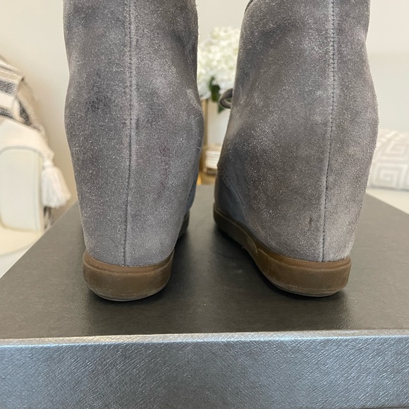 Prada Grey Suede Booties - Picture 5 of 9